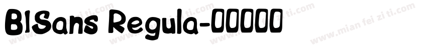 BISans Regula字体转换